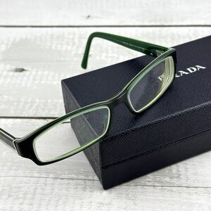 Beautiful Prada glasses. Dark/light green.